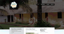 Desktop Screenshot of lamourbeachresortgoa.com